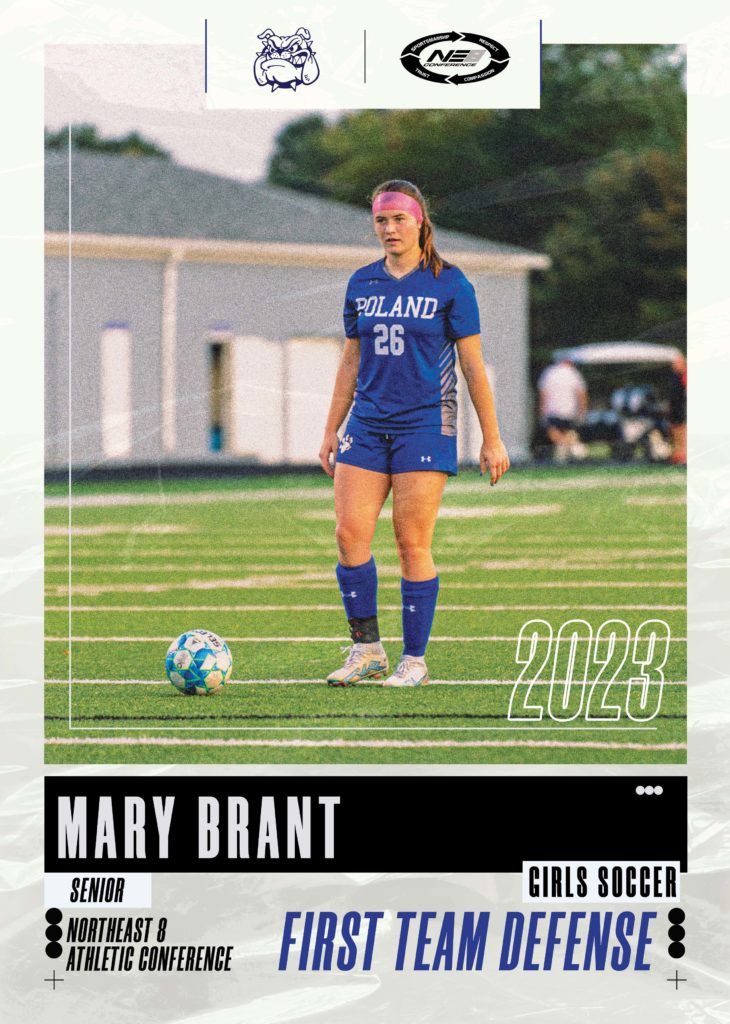 Mary Brant 2023 NE8 First Team Poster